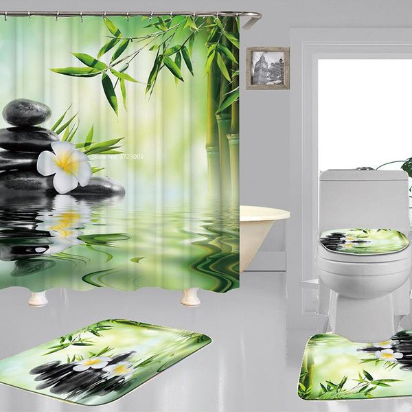 green landscape hd digital printing shower curtain flannel fabric floor cushion toilet bathroom decoration 4-piece set curtains
green landscape hd digital printing shower curtain flannel fabric floor cushion toilet bathroom decoration 4-piece set curtains