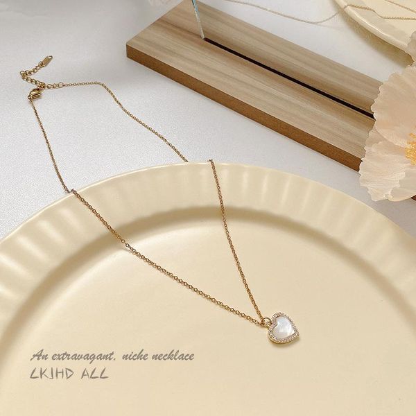 chains love necklace female vintage titanium steel clavicle chain design sense choker fashion for woman trend, Silver
chains love necklace female vintage titanium steel clavicle chain design sense choker fashion for woman trend, Silver