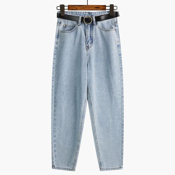 women's jeans women harlan vintage high waist 2021 spring ankle-length pants korean style fashion ladies loose denim casual trousers, Blue
women's jeans women harlan vintage high waist 2021 spring ankle-length pants korean style fashion ladies loose denim casual trousers, Blue