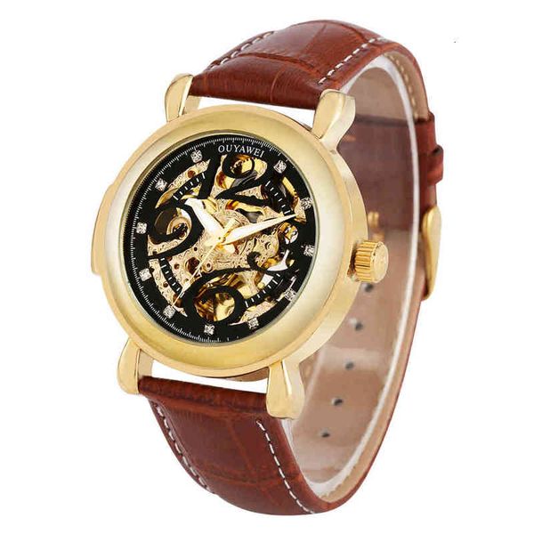 mechanical fashion men watches automatic brown leather band self-winding luxury gold case male waterproof, Slivery;brown
mechanical fashion men watches automatic brown leather band self-winding luxury gold case male waterproof, Slivery;brown