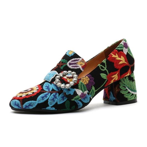 dress shoes us4-11 womens floral embroidered dimante block heel slip on court chunky high pumps suede leather plus size c333, Black
dress shoes us4-11 womens floral embroidered dimante block heel slip on court chunky high pumps suede leather plus size c333, Black