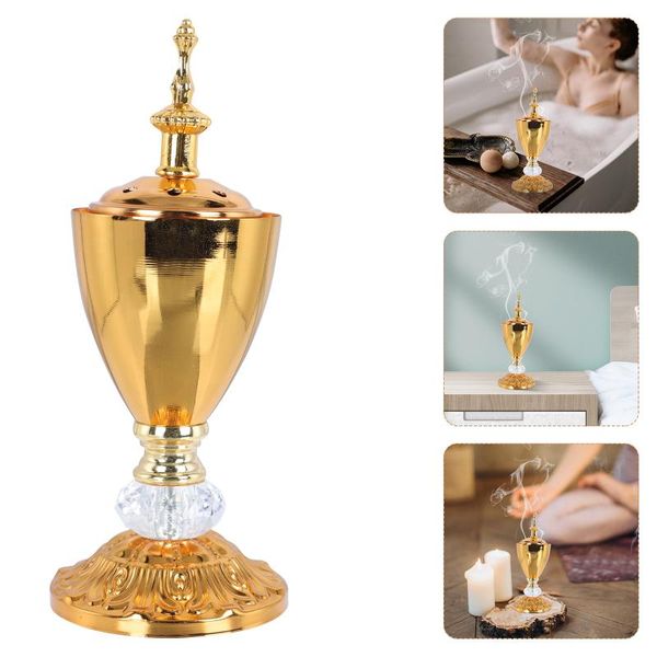 fragrance lamps 1pc exquisite household incense burner delicate iron art censer ornament #h20
fragrance lamps 1pc exquisite household incense burner delicate iron art censer ornament #h20