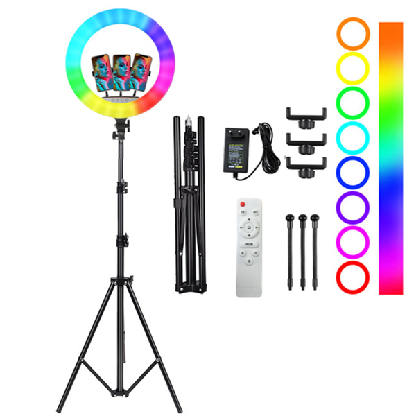 flash heads st-11 17inch rgb ring fill light with 3 phone holders led tripod stand for youtube tiktok
flash heads st-11 17inch rgb ring fill light with 3 phone holders led tripod stand for youtube tiktok