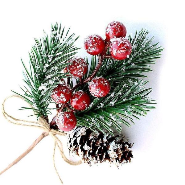 decorative flowers & wreaths 1pc 13cm christmas artificial pine branch berry holly flower bouquet festive party supplies for xmas gift packa
decorative flowers & wreaths 1pc 13cm christmas artificial pine branch berry holly flower bouquet festive party supplies for xmas gift packa