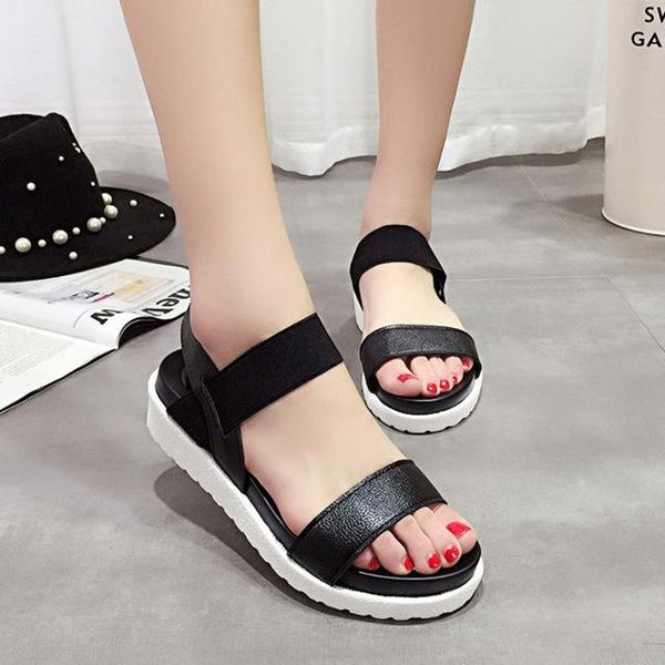 dress shoes women sandals 2021 peep-toe platform casual woman outdoor flat with comfort summer footwear, Black
dress shoes women sandals 2021 peep-toe platform casual woman outdoor flat with comfort summer footwear, Black