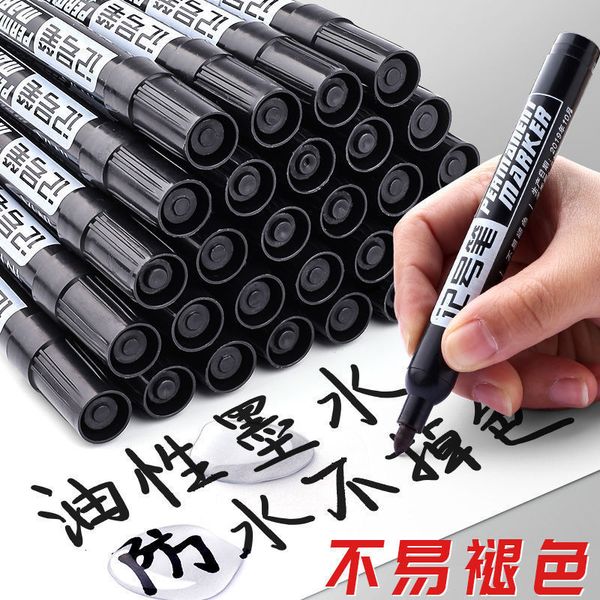painting pens office marker black oily waterproof ink non erasable large head color pen, Black;red
painting pens office marker black oily waterproof ink non erasable large head color pen, Black;red