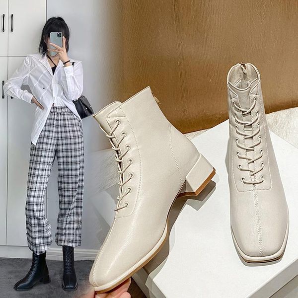 boots 2021 fashion woman ankle plush retro autumn winter cross-tied high heels shoes, Black
boots 2021 fashion woman ankle plush retro autumn winter cross-tied high heels shoes, Black
