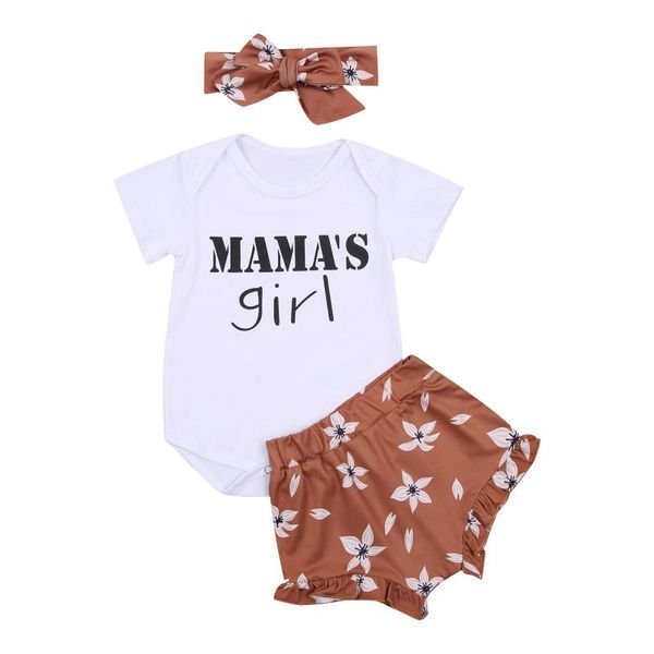 3pcs born baby girls outfits short sleeve o neck letter romper floral print pp shorts bow headband infant toddler sets 0-24m clothing, White
3pcs born baby girls outfits short sleeve o neck letter romper floral print pp shorts bow headband infant toddler sets 0-24m clothing, White
