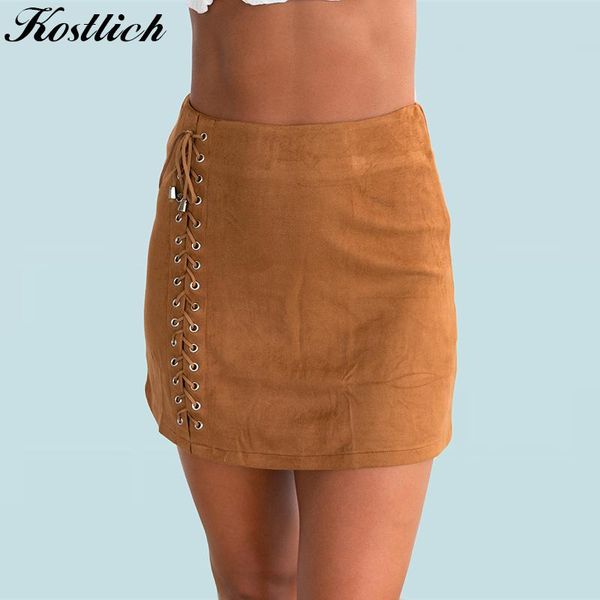 skirts kostlich suede leather pencil side lace up skirt vintage autumn women winter causal short mini, Black
skirts kostlich suede leather pencil side lace up skirt vintage autumn women winter causal short mini, Black