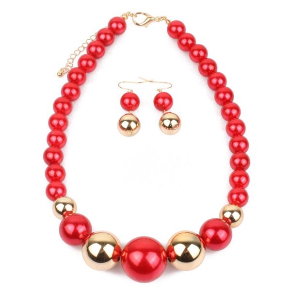 chokers fashion simple pearl necklace choker women's neck chain earrings 2021 trend gift to girlfriend vintage jewelry set wholesale, Golden;silver
chokers fashion simple pearl necklace choker women's neck chain earrings 2021 trend gift to girlfriend vintage jewelry set wholesale, Golden;silver