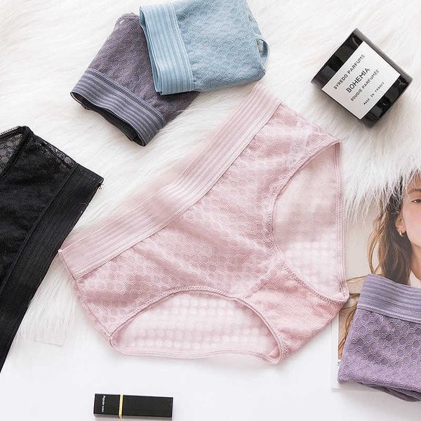 briefs panties autumn and winter lace women's middle waist mesh wide ee simple transparent traceless, Black;white
briefs panties autumn and winter lace women's middle waist mesh wide ee simple transparent traceless, Black;white