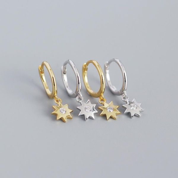 hoop & huggie charm 100% authentic 925 sterling silver fashion shiny cz star earrings micro-inlaid zircon jewelry gift, Golden;silver
hoop & huggie charm 100% authentic 925 sterling silver fashion shiny cz star earrings micro-inlaid zircon jewelry gift, Golden;silver