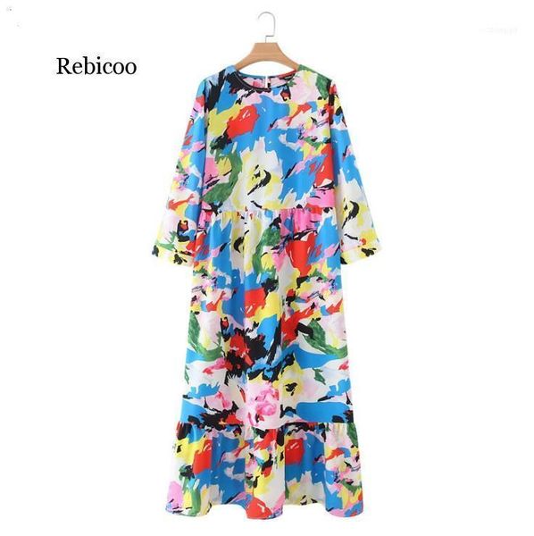 casual dresses maxi dress straight chic ankle length vestidos print summer women pleated three quarter sleeve female dot1, Black;gray
casual dresses maxi dress straight chic ankle length vestidos print summer women pleated three quarter sleeve female dot1, Black;gray