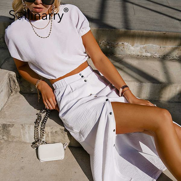sollinarry bat sleevees high waist button straight women dress summer 2 piece midi dress white short long skirt female suits 210709, Black;gray
sollinarry bat sleevees high waist button straight women dress summer 2 piece midi dress white short long skirt female suits 210709, Black;gray