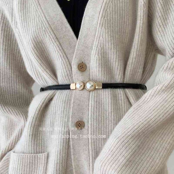 waistbands belts matte leather belt women's fine decoration with dress sweater waist closure versatile pearl buckle camel small, Black;brown
waistbands belts matte leather belt women's fine decoration with dress sweater waist closure versatile pearl buckle camel small, Black;brown