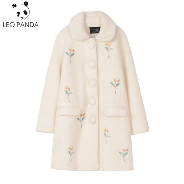 women's wool & blends fashion female spring autumn women floral embroidery long sleeves pockets v-neck loose coat high-quality woolen c, Black
women's wool & blends fashion female spring autumn women floral embroidery long sleeves pockets v-neck loose coat high-quality woolen c, Black