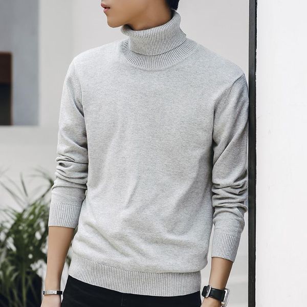 men's sweaters pure cotton turtleneck pullover homme sweater thin color autumn winter 2021 korean casual fashion, White;black
men's sweaters pure cotton turtleneck pullover homme sweater thin color autumn winter 2021 korean casual fashion, White;black