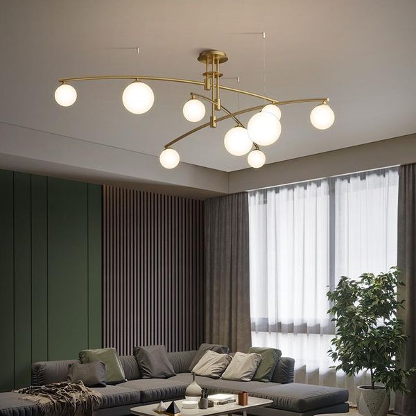 pendant lamps nordic living room chandelier household atmosphere lamp modern simple creative luxury magic bean molecular 
pendant lamps nordic living room chandelier household atmosphere lamp modern simple creative luxury magic bean molecular