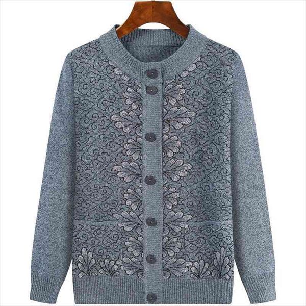 middle-aged grandma autumn knitting cardigan jacket fashion loose long-sleeve pocket sweater coat single-breasted warm outwear, White;black
middle-aged grandma autumn knitting cardigan jacket fashion loose long-sleeve pocket sweater coat single-breasted warm outwear, White;black