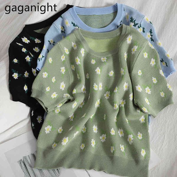 gaganight summer short sleeve floral pullover women o-neck knitted sweaters korean casual knit tee shirt pull femme jumper 210519, White
gaganight summer short sleeve floral pullover women o-neck knitted sweaters korean casual knit tee shirt pull femme jumper 210519, White