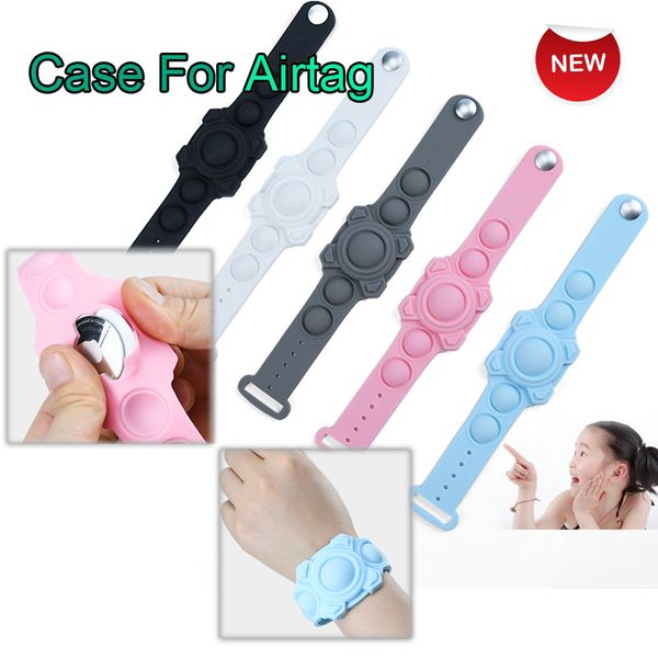 silicone pop bracelet case for apple airtag anti lost holder stress release toy kids tracker protective cover tracking locator wristband
silicone pop bracelet case for apple airtag anti lost holder stress release toy kids tracker protective cover tracking locator wristband