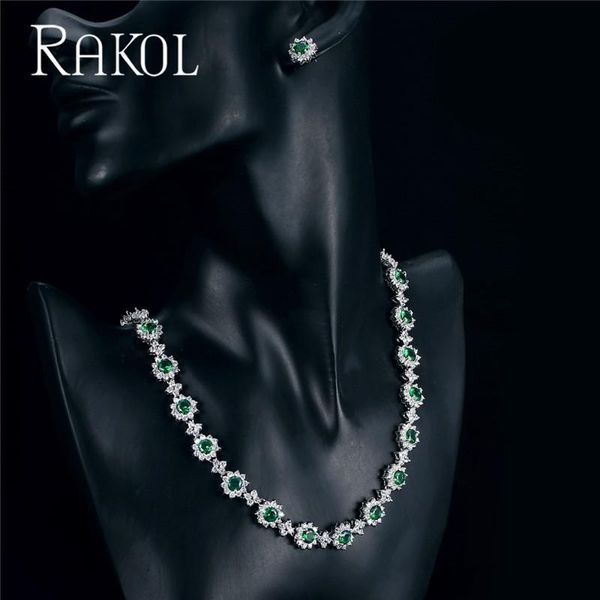 earrings & necklace rakol arrived luxury shiny 24 austrian crystals blue jewelry set for women dinner derss camellia cz stone earings neckla, Silver
earrings & necklace rakol arrived luxury shiny 24 austrian crystals blue jewelry set for women dinner derss camellia cz stone earings neckla, Silver