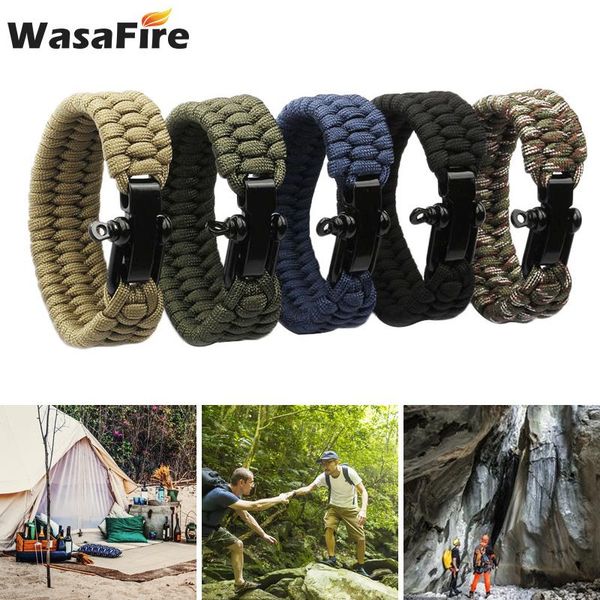 camping hiking emergency tactical survival paracord braided rescue umbrella rope outdoor bracelets parachute cord gadgets
camping hiking emergency tactical survival paracord braided rescue umbrella rope outdoor bracelets parachute cord gadgets