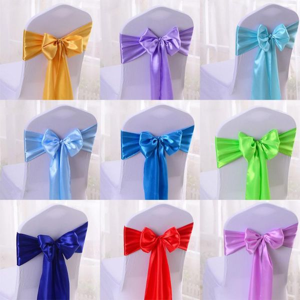 25pcs satin bow tie chair sash bands for el banquet wedding party decoration red/blue/yellow multi color 16*275cm sashes
25pcs satin bow tie chair sash bands for el banquet wedding party decoration red/blue/yellow multi color 16*275cm sashes