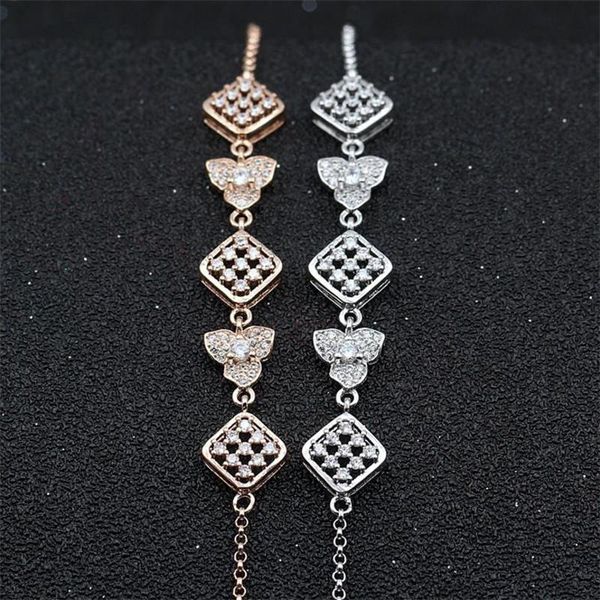 charm bracelets luxury zircon flower for women jewelry rose gold square fashion silver bracelet female accessories girl gift, Golden;silver
charm bracelets luxury zircon flower for women jewelry rose gold square fashion silver bracelet female accessories girl gift, Golden;silver