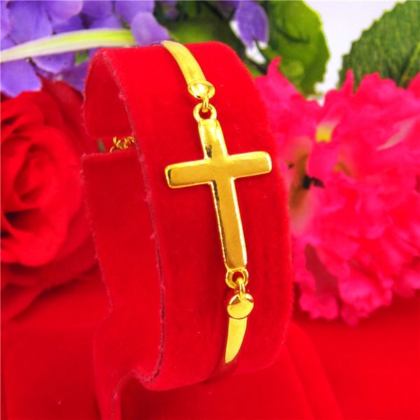 wrist chain bracelet women men fashion jewelry 18k yellow gold filled classic gift, Black
wrist chain bracelet women men fashion jewelry 18k yellow gold filled classic gift, Black