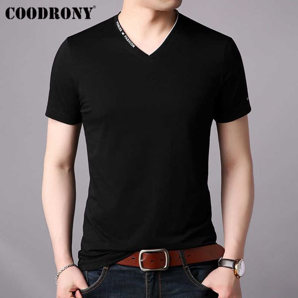 coodrony t shirt men short sleeve t-shirt men clothing summer streetwear casual men's t-shirt v-neck tee shirt homme s95022 210707, White;black
coodrony t shirt men short sleeve t-shirt men clothing summer streetwear casual men's t-shirt v-neck tee shirt homme s95022 210707, White;black