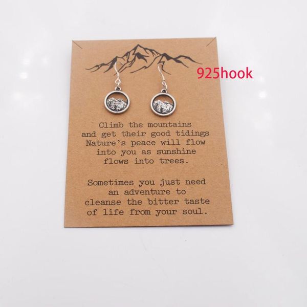 stud 1pair mountain earring with hook camping christmas gift, Golden;silver
stud 1pair mountain earring with hook camping christmas gift, Golden;silver