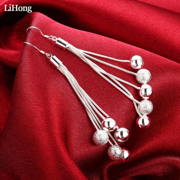 stud 925 sterling silver beads long pendant earrings women fashion party jewelry, Golden;silver
stud 925 sterling silver beads long pendant earrings women fashion party jewelry, Golden;silver