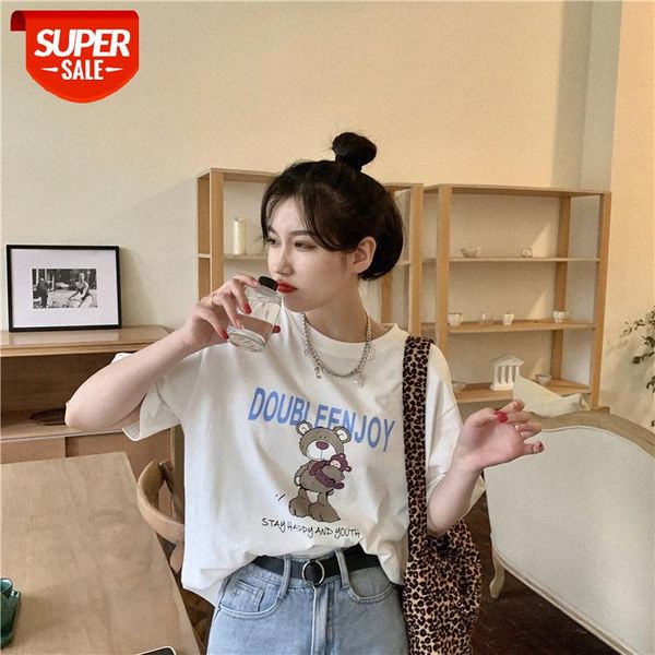 white bear t-shirt clothes women's new net red small short-sleeved korean style loose trend #i86e
white bear t-shirt clothes women's new net red small short-sleeved korean style loose trend #i86e