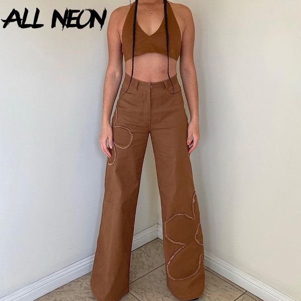 2011allneon indie aesthetics high waist brown baggy jeans y2k vintage wide-leg floral denim long trousers 90s streetwear pants chic, Blue
2011allneon indie aesthetics high waist brown baggy jeans y2k vintage wide-leg floral denim long trousers 90s streetwear pants chic, Blue