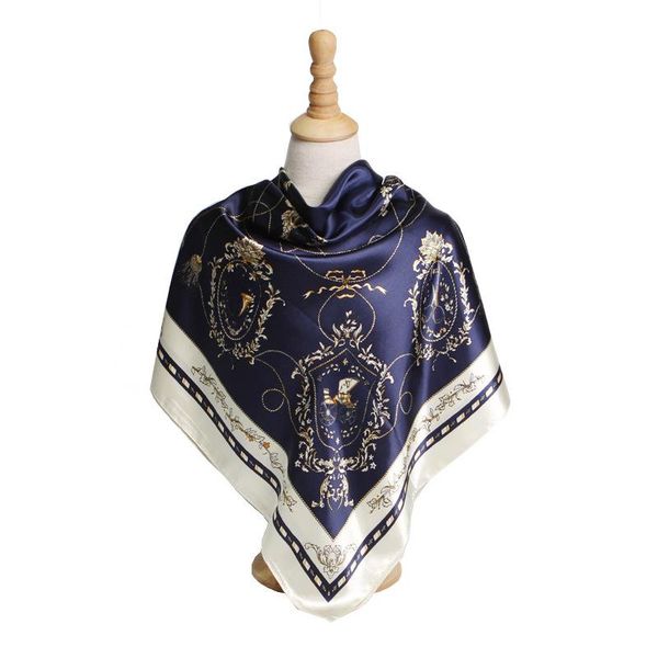scarves silk square scarf women 90*90cm bag luxury design wrist ribbon neckerchief headband hair bandana for ladies kerchief, Blue;gray
scarves silk square scarf women 90*90cm bag luxury design wrist ribbon neckerchief headband hair bandana for ladies kerchief, Blue;gray