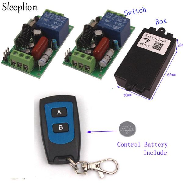 smart home control sleeplion 110v 10a 1ch remote led light fan switch waterproof transmitter receiver module 315/433mhz
smart home control sleeplion 110v 10a 1ch remote led light fan switch waterproof transmitter receiver module 315/433mhz