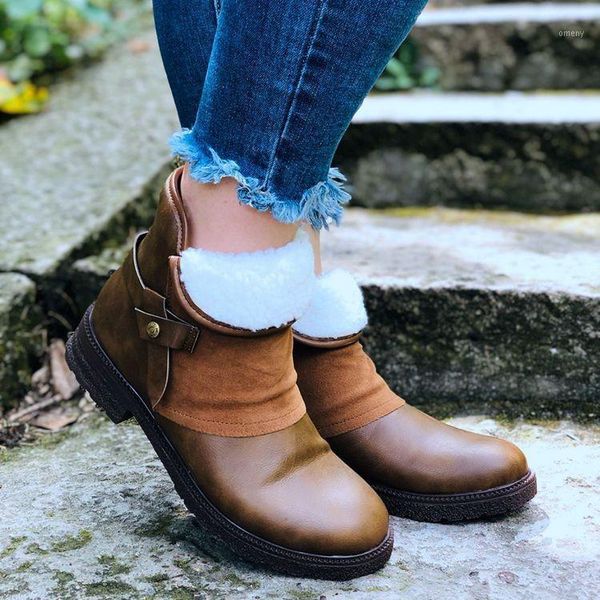 boots 2021 winter fashion women ankles plush pu leather patchwork zipper buckle low heel female casual short1, Black
boots 2021 winter fashion women ankles plush pu leather patchwork zipper buckle low heel female casual short1, Black