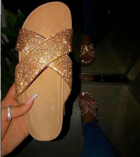 slippers flip flops women crystal bohemia summer glitter flat heel bling female candy color outdoor ladies slides beach shoes amch, Black
slippers flip flops women crystal bohemia summer glitter flat heel bling female candy color outdoor ladies slides beach shoes amch, Black