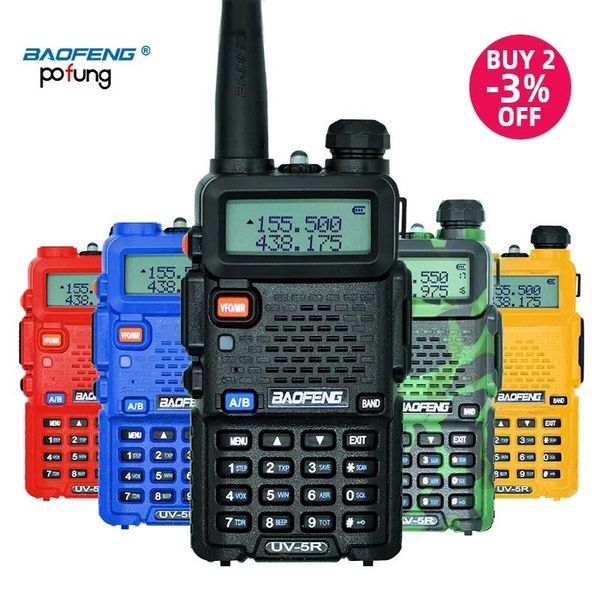 walkie talkie baofeng uv-5r 5w talkies vhf/uhf136-174mhz&400-520mhz dual band two way radio uv 5r handheld uv5r
walkie talkie baofeng uv-5r 5w talkies vhf/uhf136-174mhz&400-520mhz dual band two way radio uv 5r handheld uv5r