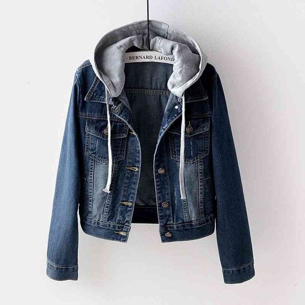 jacket plus size slim jackets women outwear removable hooded long sleeve jeans jacket female loose vintage blue short denim coat, Black;brown
jacket plus size slim jackets women outwear removable hooded long sleeve jeans jacket female loose vintage blue short denim coat, Black;brown