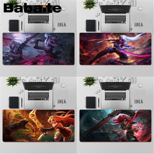 mouse pads & wrist rests babaite league of legends katarina gaming player desk laprubber mat large pad keyboards
mouse pads & wrist rests babaite league of legends katarina gaming player desk laprubber mat large pad keyboards