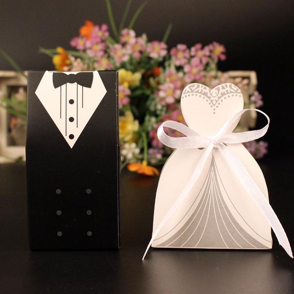 gift wrap 100pcs wedding gifts case bride groom tuxedo dress gown ribbon favor candy box bag party for guest
gift wrap 100pcs wedding gifts case bride groom tuxedo dress gown ribbon favor candy box bag party for guest