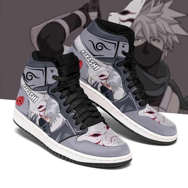 kakashi sneakers anbu anime custom sho