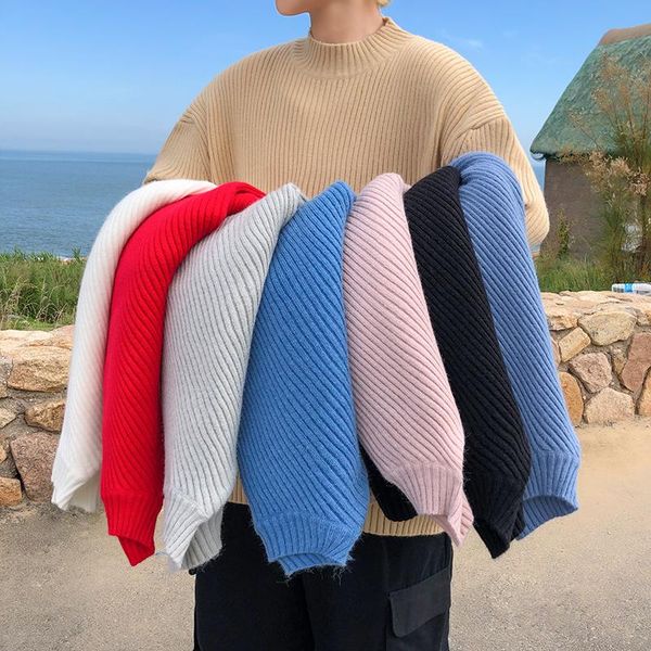 men's sweaters autumn men knitted jumper solid colors streetwear harajuku korean hipster casual pullovers 4xl 5xl, White;black
men's sweaters autumn men knitted jumper solid colors streetwear harajuku korean hipster casual pullovers 4xl 5xl, White;black