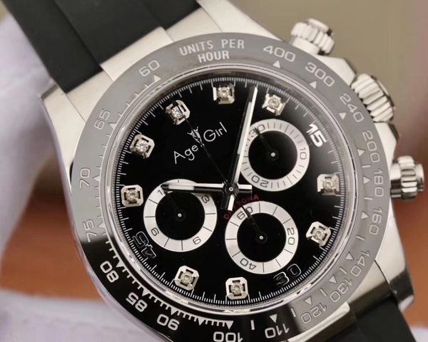 classic men automatic mechanical watch sapphire black rubber stainless steel blue diamonds dial ceramic bezel 40mm wristwatches, Slivery;brown
classic men automatic mechanical watch sapphire black rubber stainless steel blue diamonds dial ceramic bezel 40mm wristwatches, Slivery;brown