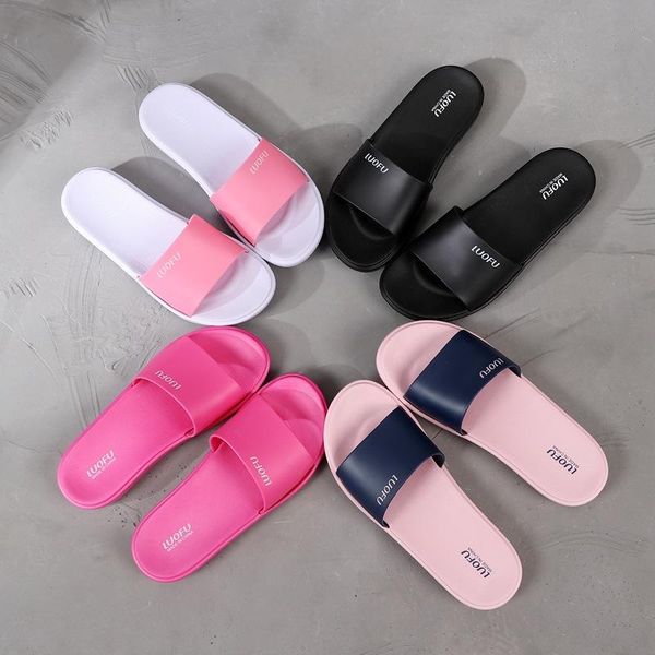 simple korean version of the home thick-soled ladies slippers indoor non-slip soft-soled beach slippers., Black
simple korean version of the home thick-soled ladies slippers indoor non-slip soft-soled beach slippers., Black