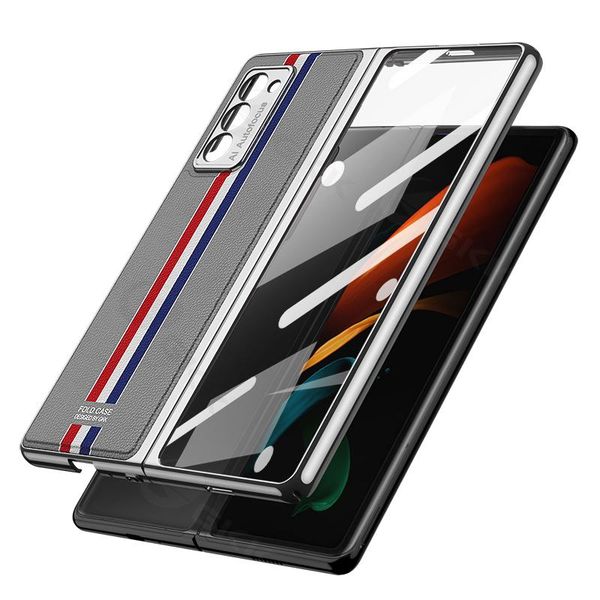 leather+tempered glass full protection hard case for galaxy z fold 2 luxury plating edge cover cell phone cases
leather+tempered glass full protection hard case for galaxy z fold 2 luxury plating edge cover cell phone cases