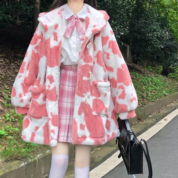 women's wool & blends 2021 winter lambswool coats hooded kawaii cute teddy lolita woolen women streetwear baseball tie dye jacket haraj, Black
women's wool & blends 2021 winter lambswool coats hooded kawaii cute teddy lolita woolen women streetwear baseball tie dye jacket haraj, Black