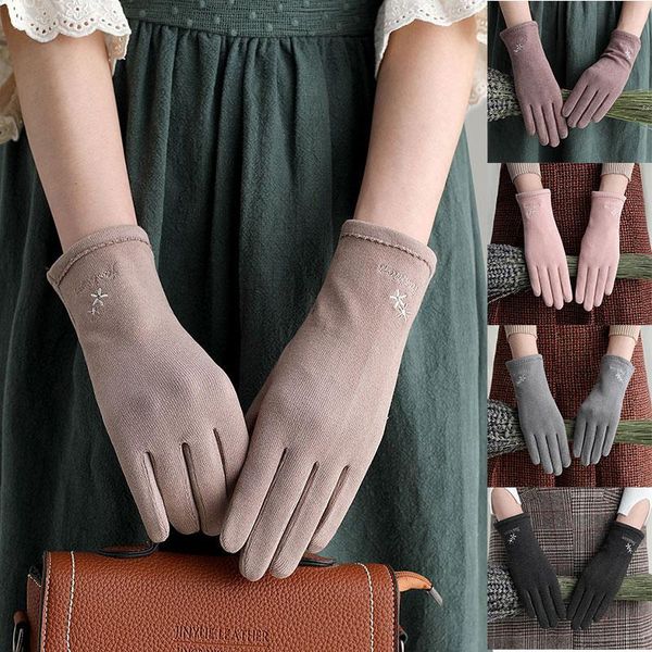 five fingers gloves solid color full finger mittens cotton polyester touch screen 1 pairs autumn winter warm women fashion windproof driving, Blue;gray
five fingers gloves solid color full finger mittens cotton polyester touch screen 1 pairs autumn winter warm women fashion windproof driving, Blue;gray